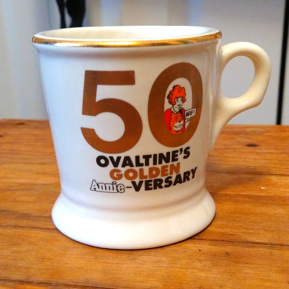 Vintage Ovaltine’s Golden Annie-Versary Mug - Picture 1 of 6